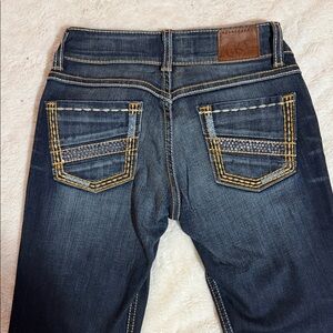 BKE Dark Blue Culture Bootcut Jeans